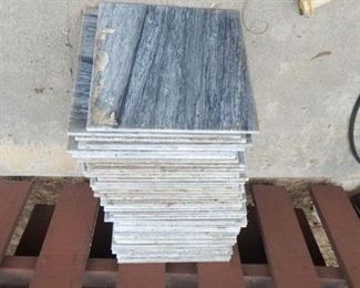 #171 - $FREE -Marble Tile Lot over (50) tiles. In good condition, some have paper stuck to them, should clean up nicely