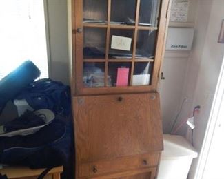 #180 - $35 - Wooden SECRETARY - does not include items inside
