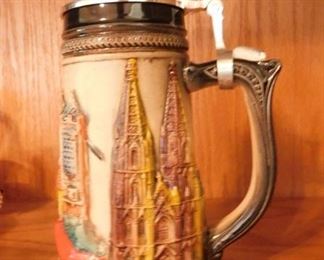 $35.  ZOLLER & BORN LIMITED EDITION TALL LIDDED STEIN.   Email us or call 512-954-3050 to buy it now or make an offer.