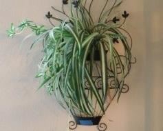 $20.   FAUX PLANT WALL SCONCE.