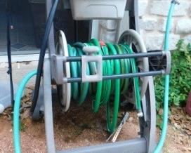 $25.  HOSE AND HOSE REEL 