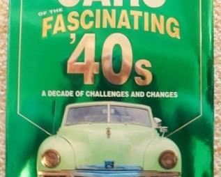 $5.  CARS OF THE THE FABULOUS '40'S LARGE COFFEE TABLE BOOK.