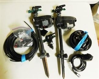 $30.  RAINBIRD IRRIGATION SPRINKLERS AND TUBING.