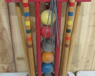 Wooden Croquet Set 