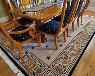 Beautiful Heavy Wool  Floor Rug 8 ft X 11 ft