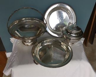 Beautiful Silver Plate Serving Pieces
