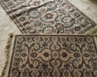 Matching Rugs: 40"x65" and 26"x52"