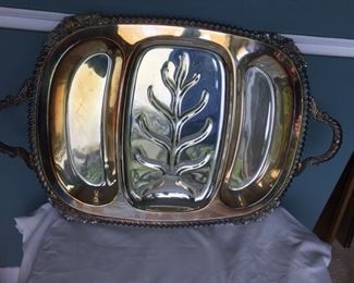 Silver Plate Large Tray