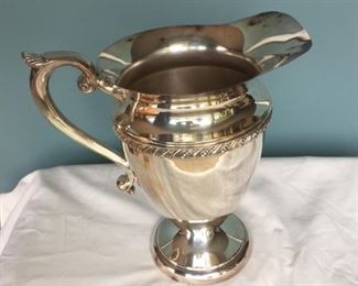 Silver Plate Water Pitcher