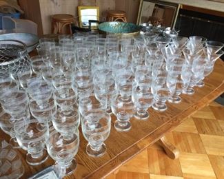 Vintage Matching Glass Sets