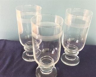 Vintage Set of 17 Water Glasses