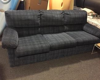 Blue Queen Sleeper Sofa (not true color in picture)