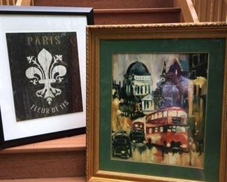 Paris Print  $45 ; London Print  $95