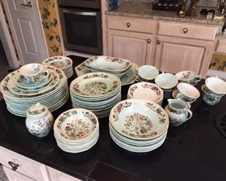 75 Pc English Adams “Ming Jade” service $1600