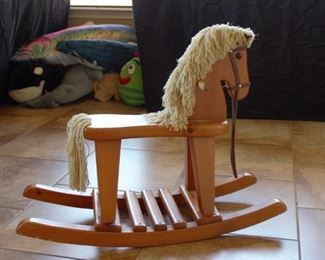 Wooden Rocking Horse