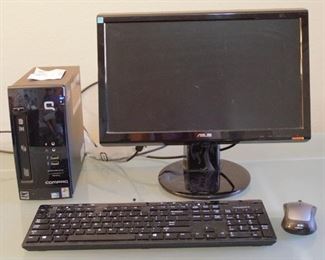 Desktop Computer with CPU, Monitor, Keyboard, and Mouse