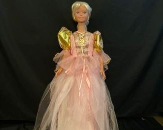 My Size Barbie with Golden Dress