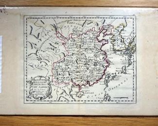 Original Antique Map Of China & Japan, 1791