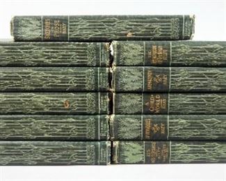 Antique Set Of The "Greenfield Edition" Of The Works Of James Whitcomb Riley, 1900-1903, Qty 11