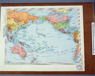 Antique Maps of Oceanica, Pacific Ocean, East Indies, Philipines, Etc. 1892-1955, Qty 10