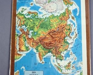 Antique/ Vintage Maps Of The World, Various Countries, 1885-1955, Qty 10