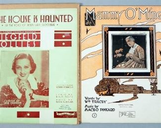 Hard To Find 1920s Sheet Music, Qty 20