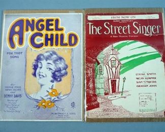 1920s Hard To Find Sheet Music Pieces, Qty 25