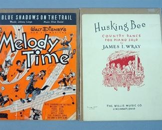 1940s Hard To Find Sheet Music Pieces, Qty 22