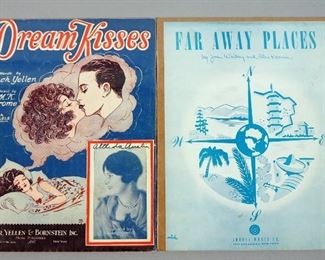 Various Hard To Find Sheet Music Pieces, Qty 30