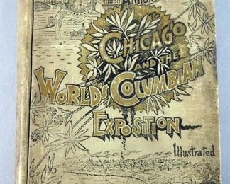 The Artistic Guide To Chicago And The World's Columbian Exposition, Illustrated, 1892, Binding Loose