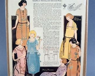 Antique Woman's World Prints, 1923 To 1928, Qty 14