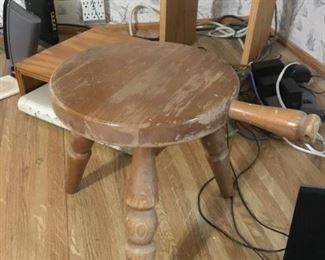 Vintage milking stool