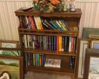 Book shelf with books