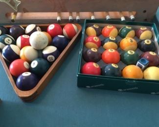 Billiard ball sets