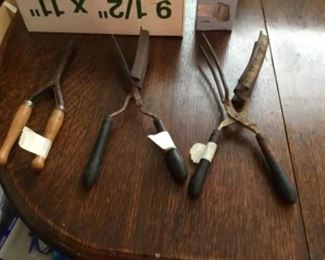 Vintage crimping hair irons