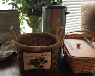Baskets & decor - one is Longaberger