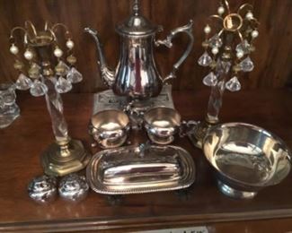 Silver plate items