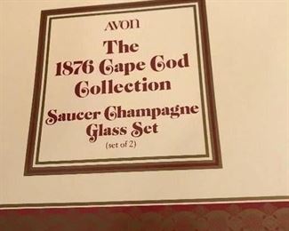 Lots of Avon Cape Cod Collection of dishes - many new in box - never used.
