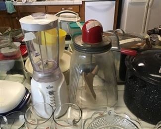 Blender & vintage churn