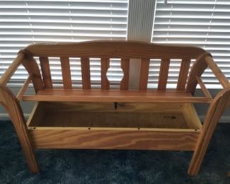 Bench with storage