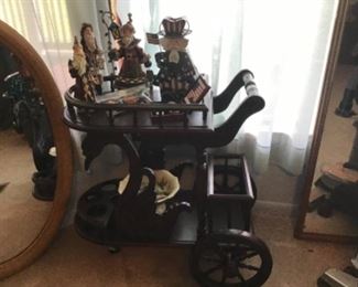 Vintage tea cart