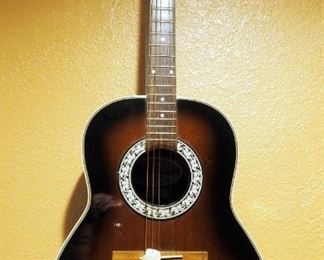Ovation Ultra Series 6 String Acoustic Guitar Model 1312, Includes Soft Sided Case And Martin Marquis Acoustic Guitar Strings And Thumb Pick, Guitar
