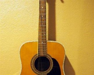 Alvarez 6 String Acoustic Guitar Model 5022, Includes Soft Sided Case And Mojo Grip Guitar Picks