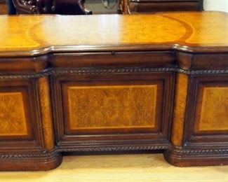 AspenHome Napa Cherry 72" 7 Drawer Executive Desk, 31" x 72" x 37", With Key