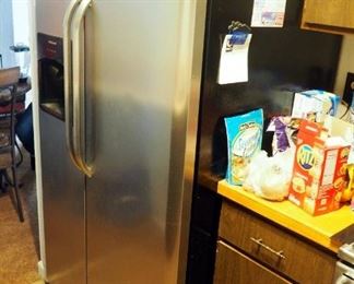 Frigidaire Stainless Steel 2 Door Refrigerator/Freezer W/ Ice & Water In Door, Model FFHS2611PFEA, 69" x 36.5" x 34"