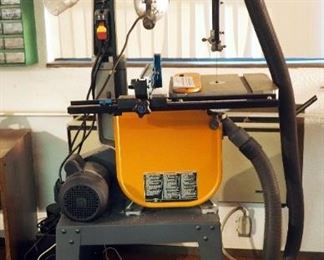 Ridgid Band Saw, Model BS14002, With Kreg Precision Fence, On Rolling Stand, Includes Additional Blades