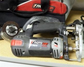 Bosch Roto Zip With Assorted Attachments, Carrying Case, And Manual
