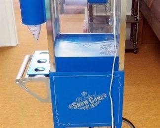 Nostalgia Electrics Old Fashioned Snow Cone Cart, Model SCC200, Includes Set of Replacement Blades And Owner's Manual