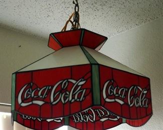 Retro 17" Coca Cola Swag Lamp