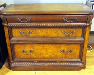 AspenHome Napa Cherry 2 Drawer File Cabinet, 30" x 43" x 23"